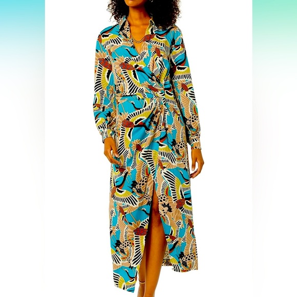 Women's Raina Draped Crossover Maxi Dress slip - Picture 1 of 4